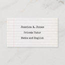 Search for english teacher business cards Professional
