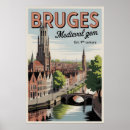Search for bruges posters Vintage travel