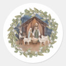 Search for jesus in the manger stickers Christian