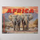 Search for vintage elephants posters Wildlife