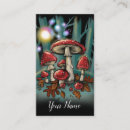 Search for woodland fairy fairy in the forest business cards Fungi