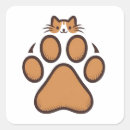 Search for cartoon paws stickers Kitten