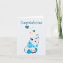 Search for elephant baby congratulations cards Blue