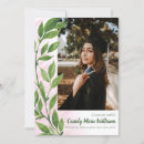 Search for nature graduation invitations Green