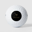 Search for black gold golf balls Birthday
