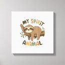 Search for funny animal canvas prints Kawaii