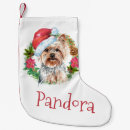 Search for yorkie christmas stockings Yorkshire terrier