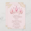 Search for elegant sweet 16 invitations Crown