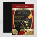Search for champagne bottle bridal shower invitations Chic