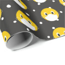 Search for face mask wrapping paper Black