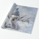 Search for holidays business wrapping paper Snowman