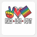 Search for peace love and stickers Colourful