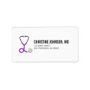 Search for medical doctor return address labels Physician