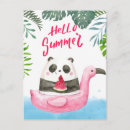 Search for cute panda vertical postcards Tropical