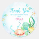 Search for pink seahorse stickers Under the sea