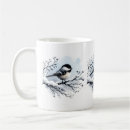 Search for chickadee bird art mugs Snow
