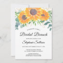 Search for sunflower bridal brunch invitations Botanical