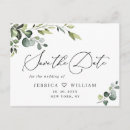 Search for eucalyptus save the dates Modern