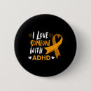 Search for adhd awareness ribbon badges Self care