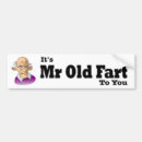Search for old man bumper stickers Car