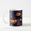 Search for pumpkin carving mugs Watercolor