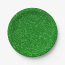 Search for green paper plates Glitter