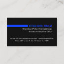 Search for sheriff business cards Cop