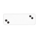 Search for pawprint return address labels Puppy