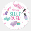 Search for girls sleepover party stickers Pink