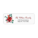 Search for flower design return address labels Greenery