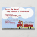 Search for firemen invitations Firetruck