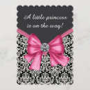 Search for black princess baby shower invitations Pink