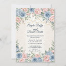 Search for dusty blue and blush wedding invitations Pink