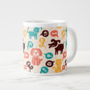 Search for funny animal character mugs Cartoon