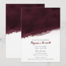 Search for maroon black birthday invitations Burgundy
