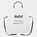 Search for message aprons Motivational quote