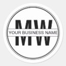 Search for promotional items stickers Black and white