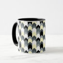 Search for yellow and grey mugs Zigzag