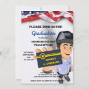Search for police academy graduation invitations Modern