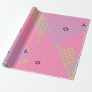 Search for memphis wrapping paper Bright