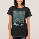 Search for claude monet tshirts Flowers