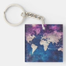 Search for vintage world map key rings Travel