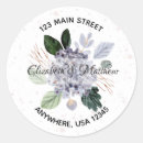 Search for round stickers return address labels Botanical
