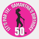 Search for surprise birthday stickers Pink