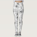 Search for black and white leggings Flowers