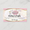 Search for crafty business cards Pink