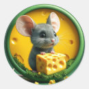 Search for mouse and cheese stickers Adorable