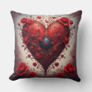 Search for red heart design cushions Romance