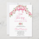 Search for tea baby girl shower invitations Time for tea