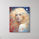Search for independence canvas prints Blue